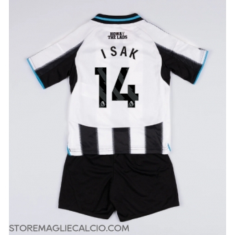 Newcastle United Alexander Isak #14 Maglia Gara Casa Repliche 2025-26 Bambino